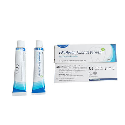 Pediatrik için 15 Saniye Hızlı Kuruyan Florür Vernik Sarı Renk