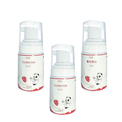 125 ml Paket Boyutu Çilek Aroması İçin Topikal Diş Florür köpüğü