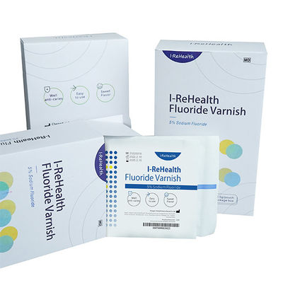 Yetişkinler İçin Hassas Dişler İçin 0.5g 10 Set Sodyum Florür Vernik