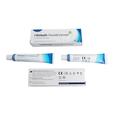 Pediatrik için ISO% 5 Sodyum Florür Vernik Kavun Kokusu Sarı Renk